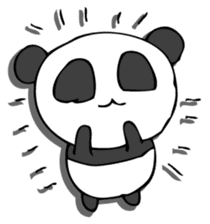 he panda which can always be used. sticker #9277161