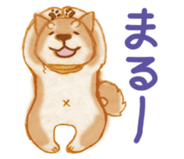 A Shiba dog good at praising you. sticker #9277507