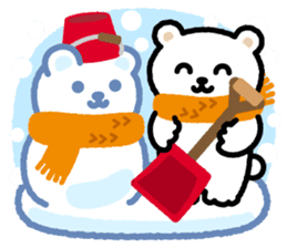 Polar bear daily sticker 2 sticker #9277622