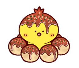 Pi-chicken Kansai taste sticker #9277863