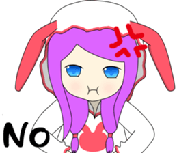 Popular funny cute: Bunny little hope EN sticker #9277991