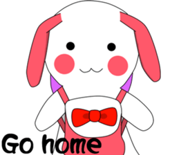 Popular funny cute: Bunny little hope EN sticker #9277995