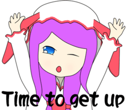 Popular funny cute: Bunny little hope EN sticker #9278002