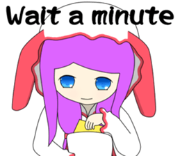 Popular funny cute: Bunny little hope EN sticker #9278003