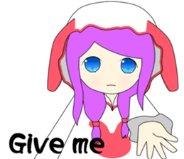 Popular funny cute: Bunny little hope EN sticker #9278018