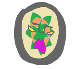 Stained glass style2 sticker #9278034