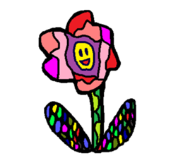 Stained glass style2 sticker #9278044
