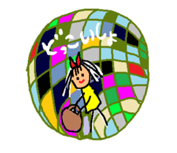 Stained glass style2 sticker #9278046