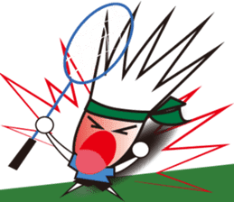 king of badminton(Jheng-Jhumeatball) sticker #9278363