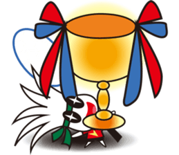 king of badminton(Jheng-Jhumeatball) sticker #9278364