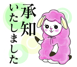 Rabbits sometimes sheeps sticker #9278767
