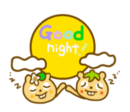 Beaver wasabi and eggplant sticker #9279243