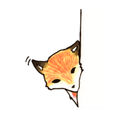 Quick orange fox sticker #9279384