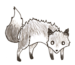 Quick orange fox sticker #9279390