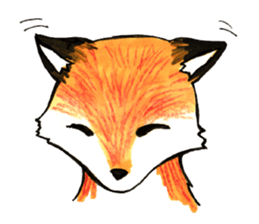 Quick orange fox sticker #9279391