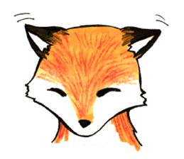 Quick orange fox sticker #9279391