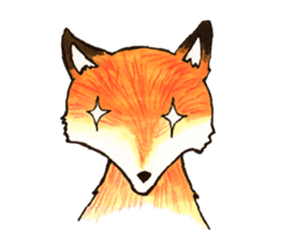 Quick orange fox sticker #9279397