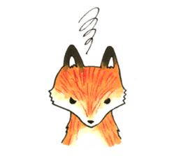 Quick orange fox sticker #9279414