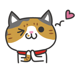 My cat "Mu-chan" and friends sticker sticker #9279458