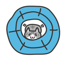 My cat "Mu-chan" and friends sticker sticker #9279461