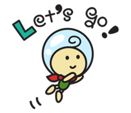 I have alien friends! sticker #9279545