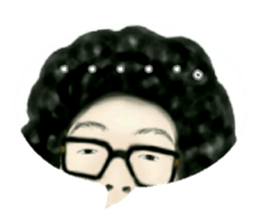 Mr.Afro sticker sticker #9279912
