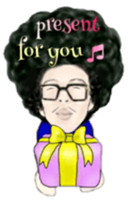 Mr.Afro sticker sticker #9279918