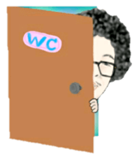 Mr.Afro sticker sticker #9279920