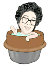 Mr.Afro sticker sticker #9279921