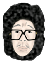 Mr.Afro sticker sticker #9279933