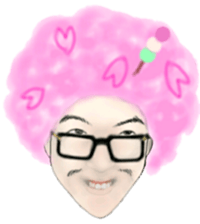 Mr.Afro sticker sticker #9279937