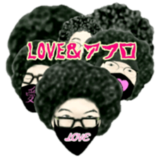 Mr.Afro sticker sticker #9279943