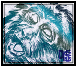 Monkey-Sticker sticker #9280238