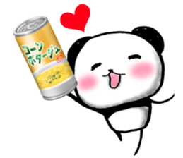 Sweet red-bean soup Panda. sticker #9280629