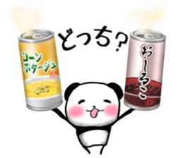 Sweet red-bean soup Panda. sticker #9280633