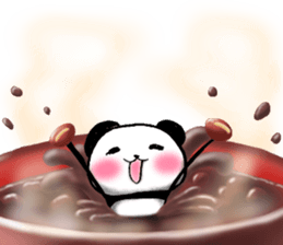 Sweet red-bean soup Panda. sticker #9280638