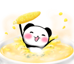 Sweet red-bean soup Panda. sticker #9280639