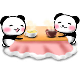 Sweet red-bean soup Panda. sticker #9280643