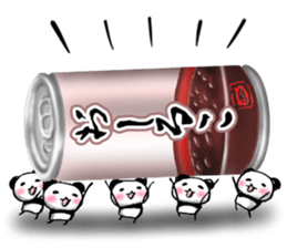 Sweet red-bean soup Panda. sticker #9280660