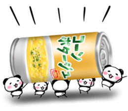 Sweet red-bean soup Panda. sticker #9280661
