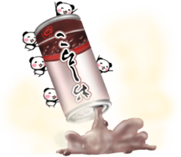 Sweet red-bean soup Panda. sticker #9280662