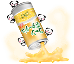 Sweet red-bean soup Panda. sticker #9280663