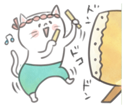 Simple warmth cat sticker #9280667