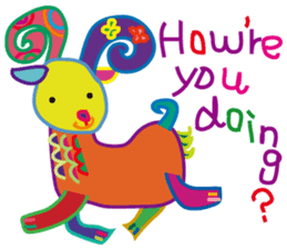 greetings, celebration ,thanks.by uenoai sticker #9281176