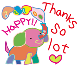 greetings, celebration ,thanks.by uenoai sticker #9281179