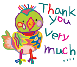 greetings, celebration ,thanks.by uenoai sticker #9281180
