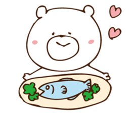 country a look,Mr.white bear sticker #9281435