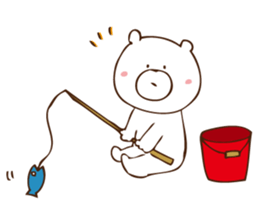 country a look,Mr.white bear sticker #9281456