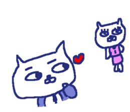 Cat worker stickers3 sticker #9282381