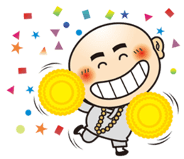 Only say I'm sorry stupid monk sticker #9282523